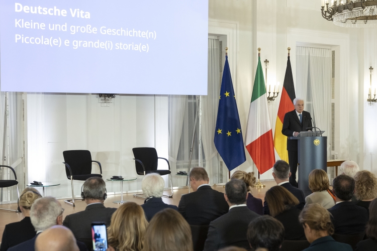 Il Presidente della Repubblica Sergio Mattarella in occasione della cerimonia di consegna del “Premio dei Presidenti”  
