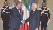 Incontro del Presidente della Repubblica Sergio Mattarella con il Presidente della Repubblica Slovacca, Andrej Kiska