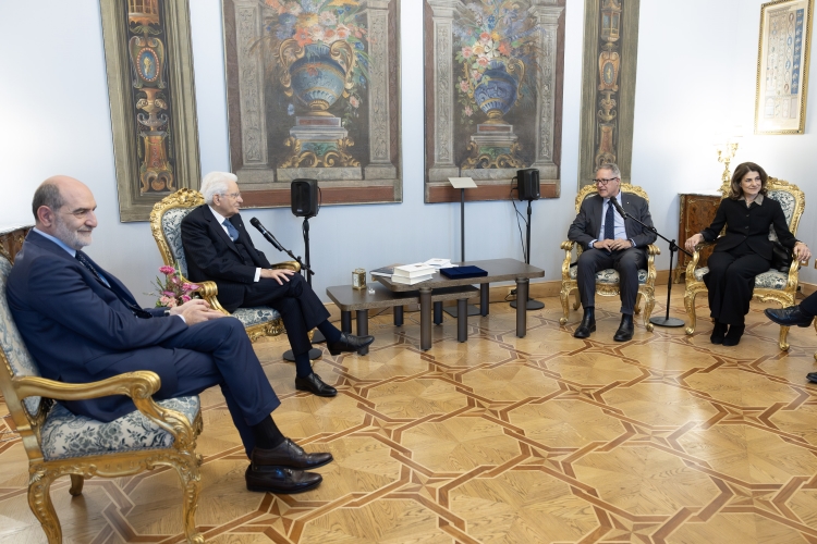 Il Presidente della Repubblica Sergio Mattarella incontra il consiglio direttivo dell’Istituto per la storia del Risorgimento Italiano 
