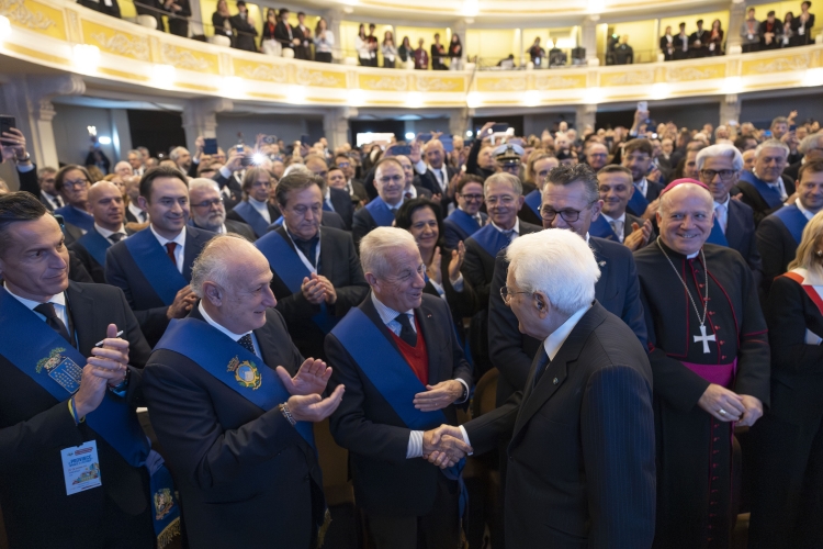 Il Presidente Mattarella interviene alla cerimonia in occasione della 38^ Assemblea Nazionale delle Province d'Italia - UPI
