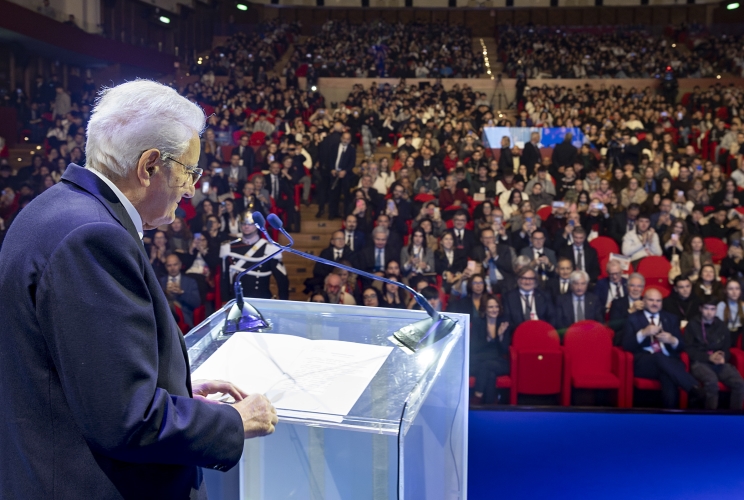 Il Presidente della Repubblica Sergio Mattarella alla V Edizione degli Stati generali della Natalità.
