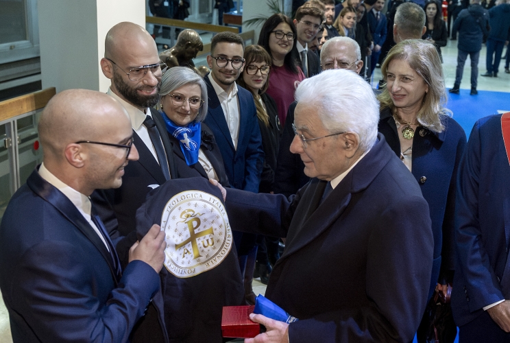 Il Presidente della Repubblica Sergio Mattarella all’inaugurazione dell’anno accademico della Pontificia Facoltà Teologica dell'Italia Meridionale