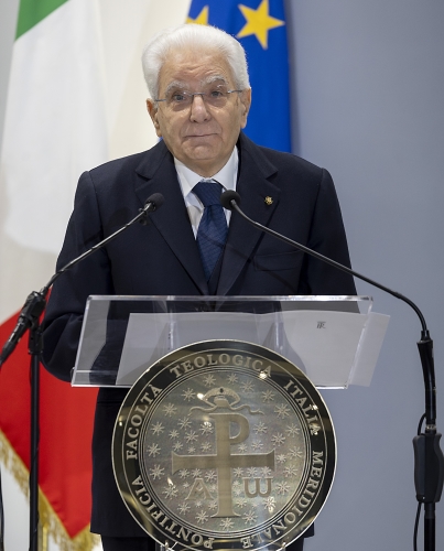 Il Presidente della Repubblica Sergio Mattarella all’inaugurazione dell’anno accademico della Pontificia Facoltà Teologica dell'Italia Meridionale