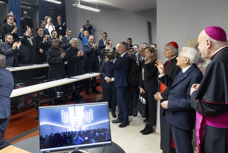 Il Presidente della Repubblica Sergio Mattarella all’inaugurazione dell’anno accademico della Pontificia Facoltà Teologica dell'Italia Meridionale
