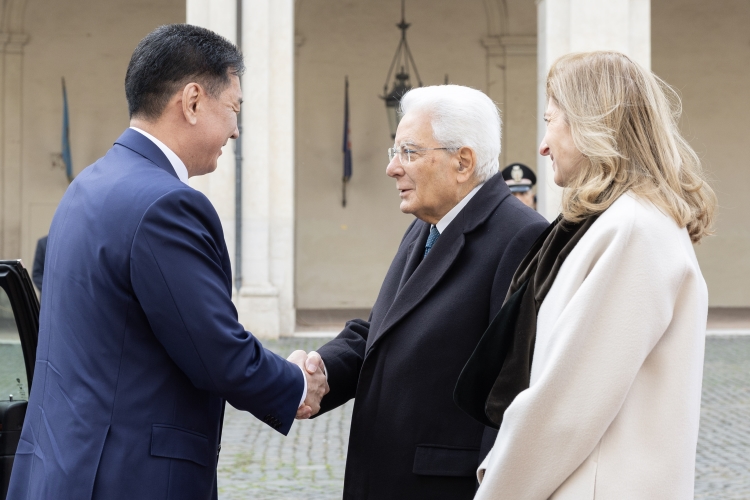 Il Presidente della Repubblica Sergio Mattarella incontra Khurelsukh Ukhnaa, Presidente della Mongolia, in visita ufficiale
