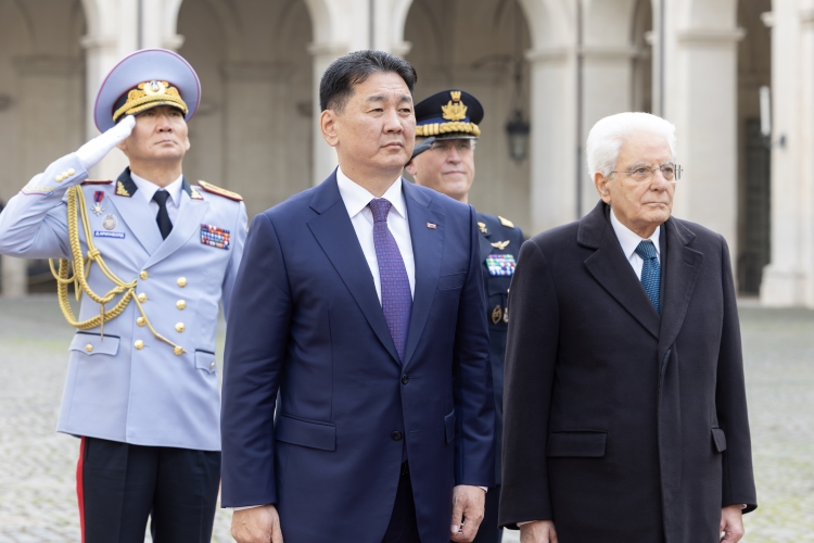 Il Presidente della Repubblica Sergio Mattarella incontra Khurelsukh Ukhnaa, Presidente della Mongolia, in visita ufficiale
