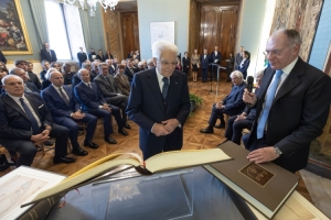 Il Presidente Mattarella incontra i vincitori dei Premi Leonardo per l’anno 2025 e con gli studenti vincitori dei Premi di Laurea