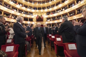 Il Presidente della Repubblica Sergio Mattarella in occasione della cerimonia di chiusura di “Palermo capitale italiana del volontariato 2025”
