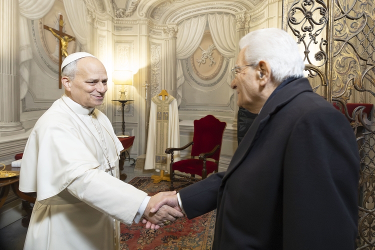 Il Presidente della Repubblica Sergio Mattarella incontra in Vaticano Papa Leone XIV, in occasione del Rito di chiusura della Porta Santa e alla Santa Messa nella Solennità dell’Epifania del Signore
