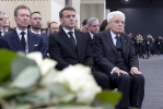 Il Presidente Mattarella alla cerimonia in memoria delle vittime dell'incendio di Crans-Montana