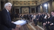 Estratto dell'intervento del Presidente Mattarella in occasione della cerimonia di presentazione dei candidati ai Premi "David di Donatello" per l'anno 2015