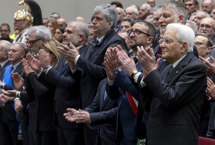 Il Presidente della Repubblica Sergio Mattarella alla cerimonia d’inaugurazione di L’Aquila capitale italiana della cultura 2026