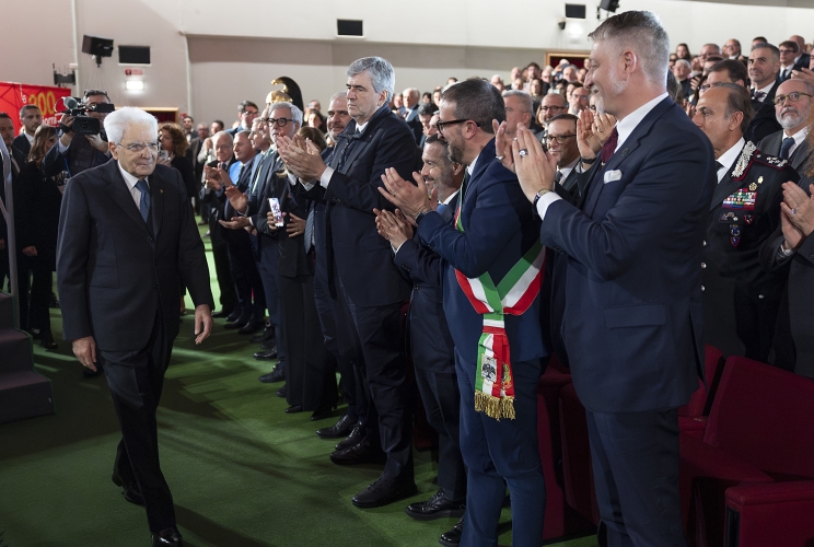 Il Presidente della Repubblica Sergio Mattarella alla cerimonia d’inaugurazione di L’Aquila capitale italiana della cultura 2026