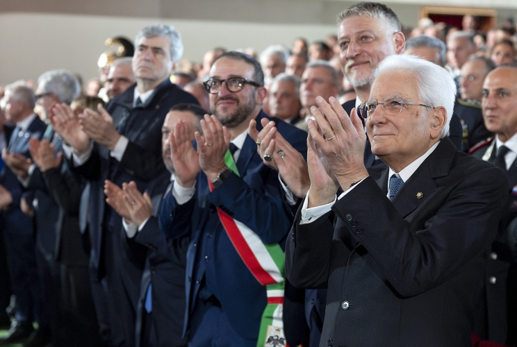 Il Presidente della Repubblica Sergio Mattarella alla cerimonia d’inaugurazione di L’Aquila capitale italiana della cultura 2026