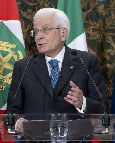Il Presidente Sergio Mattarella rivolge il suo indirizzo di saluto in occasione dell'incontro con i Magistrati ordinari in tirocinio nominati con D.M. 4 aprile 2025