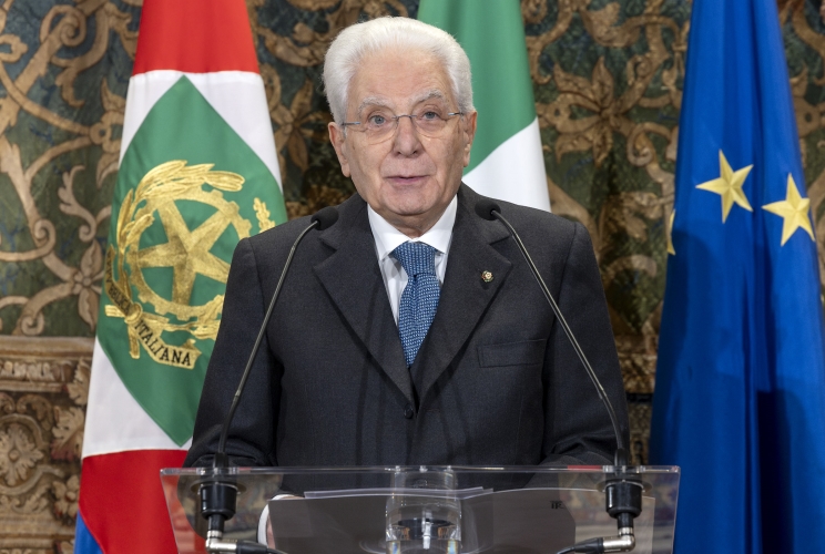Il Presidente Sergio Mattarella rivolge il suo indirizzo di saluto in occasione dell'incontro con i Magistrati ordinari in tirocinio nominati con D.M. 4 aprile 2025