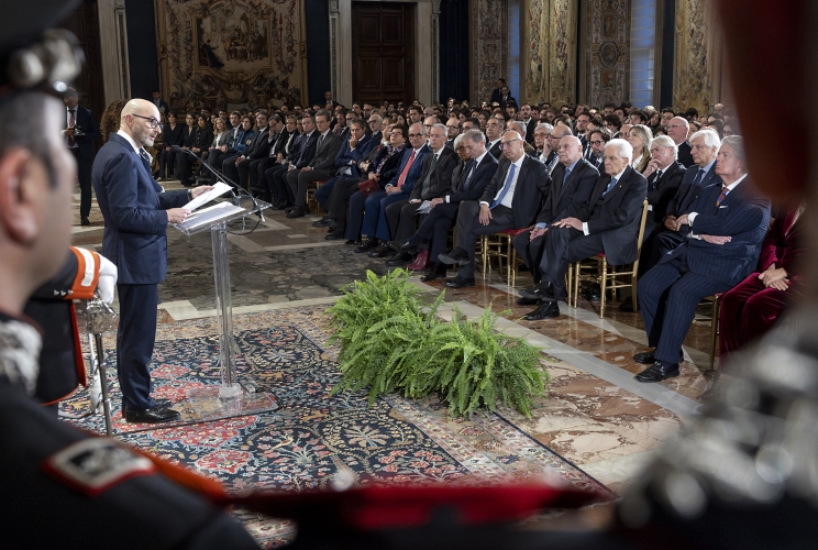 L'intervento di Fabio Pinelli, Vice Presidente del Consiglio Superiore della Magistratura, in occasione dell'incontro del Presidente Sergio Mattarella con i Magistrati ordinari in tirocinio nominati con 
D.M. 4 aprile 2025