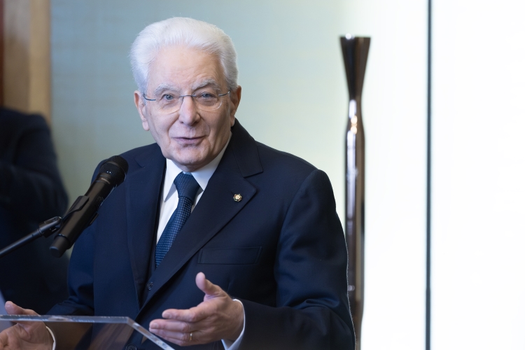 Il Presidente Sergio Mattarella incontra Presidente e Amministratore Delegato della Fondazione Milano-Cortina 2026, unitamente al Consiglio di amministrazione e ai soci fondatori della Fondazione 
