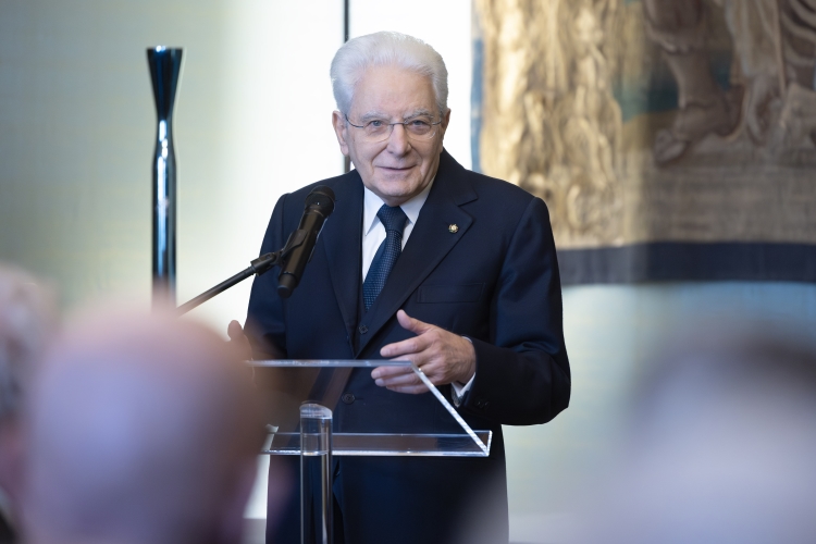Il Presidente Sergio Mattarella incontra Presidente e Amministratore Delegato della Fondazione Milano-Cortina 2026, unitamente al Consiglio di amministrazione e ai soci fondatori della Fondazione 

