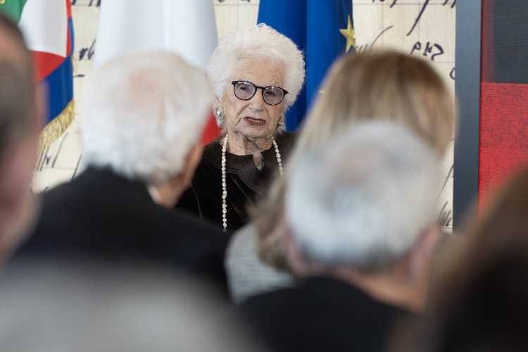 La Senatrice a vita Liliana Segre in occasione della celebrazione del "Giorno della Memoria"
