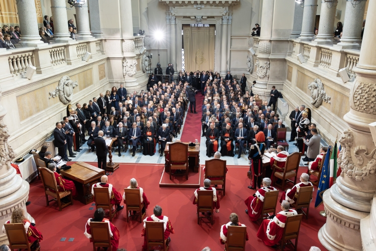 Il Presidente della Repubblica Sergio Mattarella in occasione dell’Assemblea generale della Corte Suprema di Cassazione per l’inaugurazione dell’anno giudiziario 2026 e per la relazione sull’amministrazione della giustizia nell’anno 2025 

  