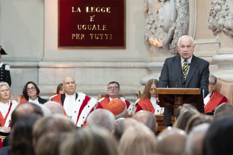 Il Presidente della Repubblica Sergio Mattarella in occasione dell’Assemblea generale della Corte Suprema di Cassazione per l’inaugurazione dell’anno giudiziario 2026 e per la relazione sull’amministrazione della giustizia nell’anno 2025 
