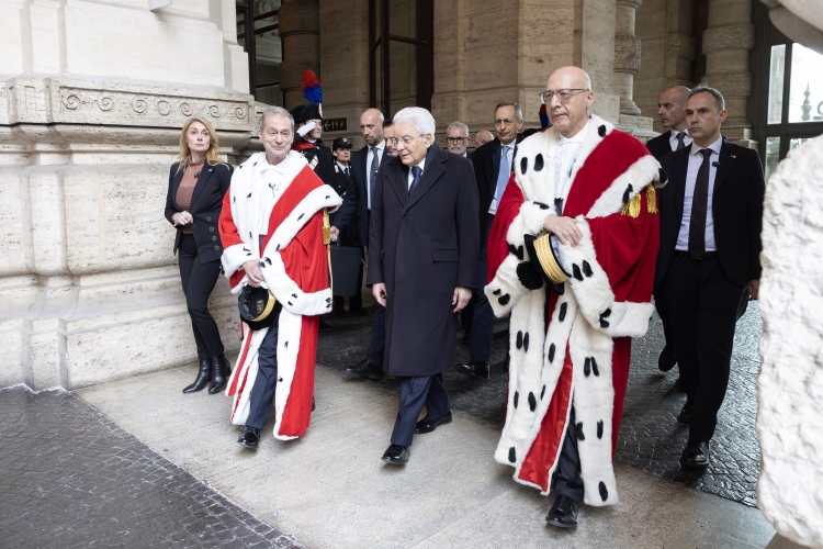 Il Presidente della Repubblica Sergio Mattarella in occasione dell’Assemblea generale della Corte Suprema di Cassazione per l’inaugurazione dell’anno giudiziario 2026 e per la relazione sull’amministrazione della giustizia nell’anno 2025 
