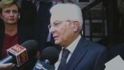 Il Presidente Mattarella incontra i giornalisti al termine della visita a "Casa Italia"