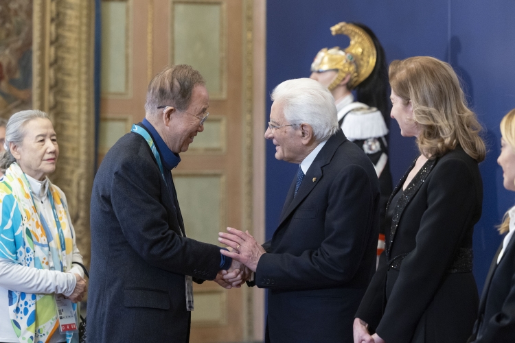 Il Presidente della Repubblica Sergio Mattarella a Palazzo Reale incontra i Capi di Stato e di Governo dei Paesi partecipanti ai Giochi olimpici invernali Milano Cortina 2026