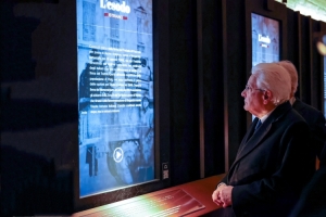 Visita del presidente Mattarella alla mostra "MEDIF - Mostra degli Esuli Fiumani, Dalmati e Istriani"