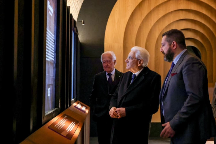 Il Presidente Mattarella visita la mostra "MEDIF - Mostra degli Esuli Fiumani, Dalmati e Istriani”