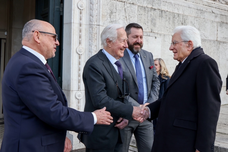 Il Presidente Mattarella visita la mostra "MEDIF - Mostra degli Esuli Fiumani, Dalmati e Istriani”