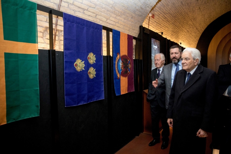 Il Presidente Mattarella visita la mostra "MEDIF - Mostra degli Esuli Fiumani, Dalmati e Istriani”