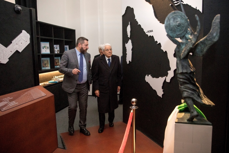 Il Presidente Mattarella visita la mostra "MEDIF - Mostra degli Esuli Fiumani, Dalmati e Istriani”
