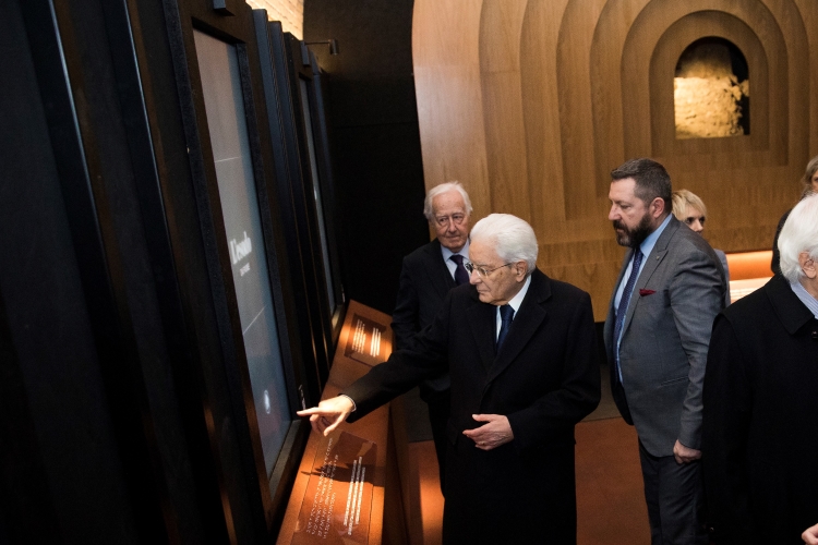 Il Presidente Mattarella visita la mostra "MEDIF - Mostra degli Esuli Fiumani, Dalmati e Istriani”