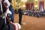 Cerimonia di consegna delle onorificenze O.M.R.I. conferite "motu proprio" dal Presidente Mattarella a cittadini distintisi per atti di eroismo e impegno civile