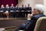 Il Presidente Sergio Mattarella all'inaugurazione dell'anno accademico della Scuola Ufficiale Carabinieri