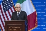 Intervento del Presidente Mattarella alla Columbia University