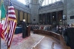 Il Presidente Sergio Mattarella risponde alle domande degli studenti della Columbia University