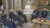 Incontro del Presidente Mattarella con il Capo di Stato Maggiore dell'Aeronautica uscente e subentrante