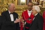 Brindisi del Presidente della Repubblica Sergio Mattarella in occasione del pranzo di Stato offerto alle LL.MM. il Re Harald V e la Regina Sonja di Norvegia