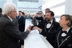 Il Presidente Sergio Mattarella visita i Padiglioni della 50ª edizione di Vinitaly 