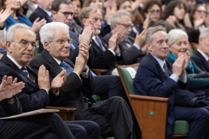 Il Presidente Mattarella al convegno dal titolo Bachelet: uomo del presente, costruttore del futuro