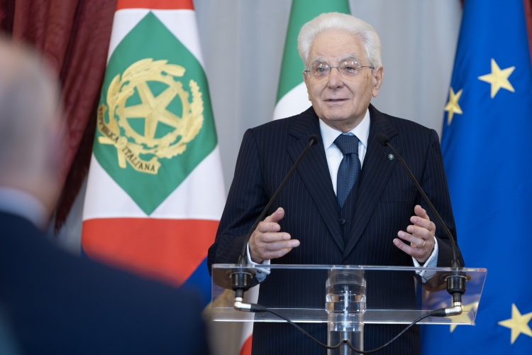 Il Presidente della Repubblica Sergio Mattarella incontra una delegazione dell’Ordinariato Militare per l’Italia in occasione del centenario di fondazione

