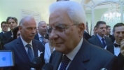 Il Presidente Sergio Mattarella risponde alle domande dei giornalisti